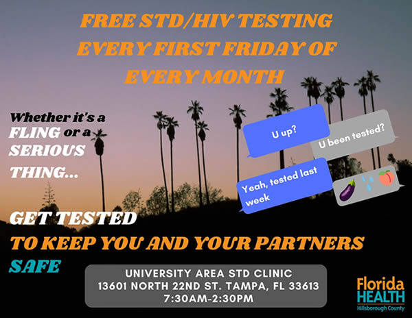 Free STD/HIV Testing Every First Friday of Every Month