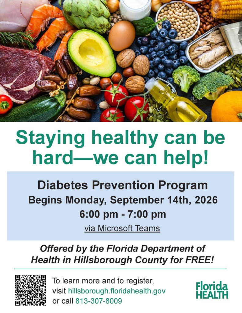 Flyer for diabetes prevention program
