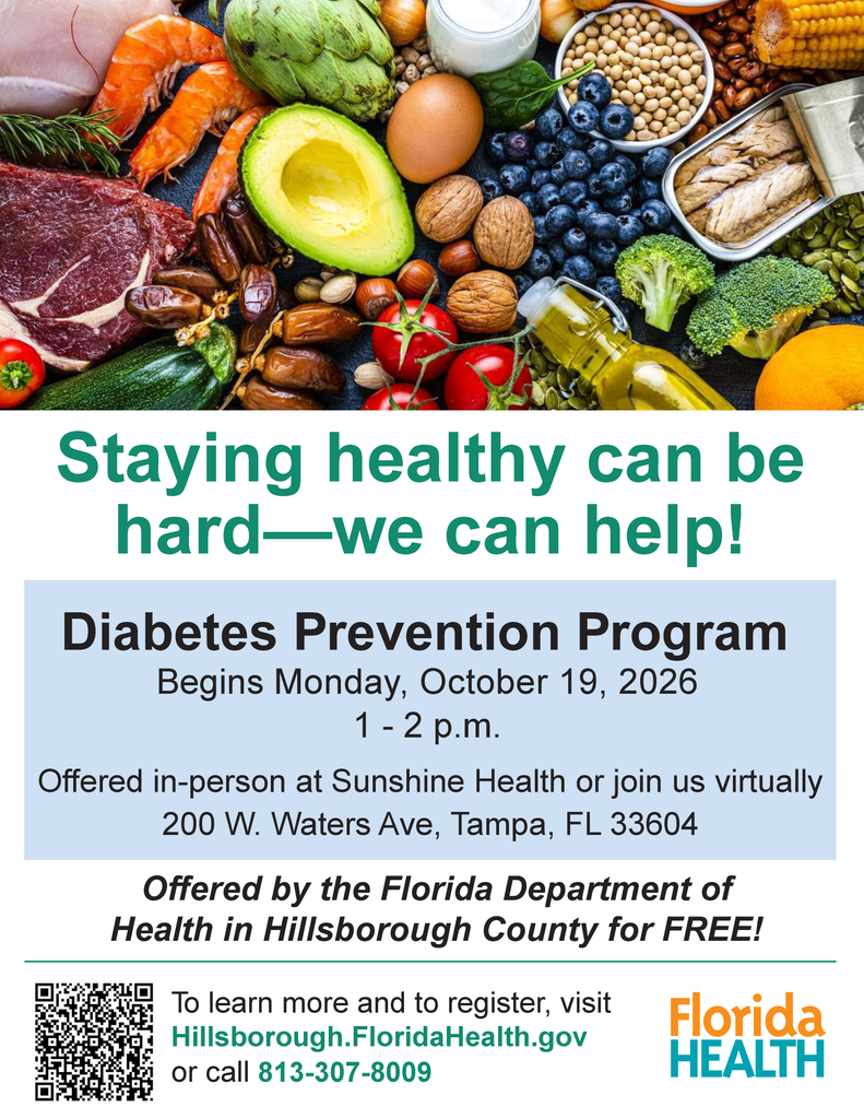 Flyer for diabetes prevention program